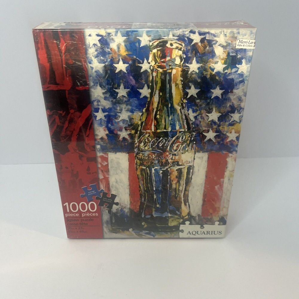Coca-Cola 1000 Piece Jigsaw Puzzle Aquarius New Sealed